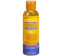 Cantu - Huile Smoothing de Lin - Enrichie en Huiles d'Olive, Amande, Ricin, Avocado - Nourrit et Protège les Cheveux - Pour Tous Types de Cheveux - 100 ml