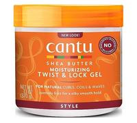 Cantu Lot de 2 pots de gel pour cheveux naturels Twist & Lock 370 g