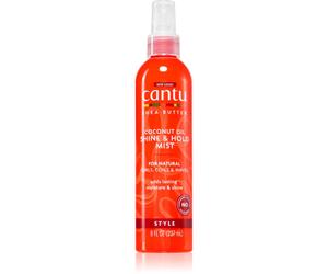 CANTU Shea Butter Shine&Hold mist brume hydratante pour redonner de la brillance aux cheveux bouclés et frisés 237 ml