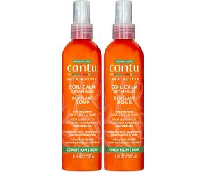 Cantu Soin Démêlant et Apaisant Coil Calm pour Boucles et Cheveux Naturels, au Beurre de Karité, 237 ml (l’Emballage Peut Varier) (Lot de 2)