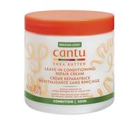 CANTU - Soin Sans Rinçage Revitalisant au Beurre de Karité, Hydratation Intense pour Cheveux Épais (Pot 453g) - Le Lot De 3