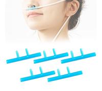 Canule nasale à oxygène, connecteur de tube standard en silicone, 5 pièces (grande taille)