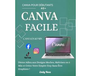 Canva Facile: Dites Adieu aux Designs Moches, Maîtrisez en 5 Min et Créez Votre Empire Etsy Sans Être Graphiste !