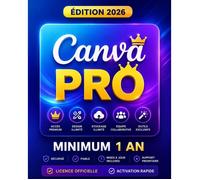 Canva Pro - Dernière version 2026 - Abonnement 1 an minimum - Livraison rapide