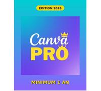 Canva Pro - Dernière version 2026 - Abonnement 1 an minimum - Livraison rapide