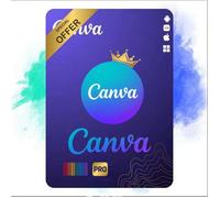 Canva Pro Premium - Licence numérique - Accès complet aux fonctionnalités Pro - Activation rapide
