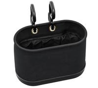 Canvas Bucket Bag with Hooks Aerial Oval Lineman Tool Bucket with 15 Pockets Tool Organizer for Industrial Maintenance
