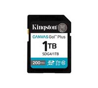 Kingston Carte mémoire SDXC Canvas Go Plus Gen4 200 Mo/s C10 UHS-I U3 V30 1 To