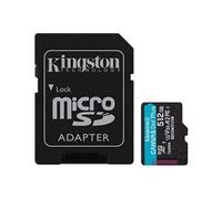 Kingston Technology Scheda microSDXC 512GB 200MB/s U3 V30 A2 Canvas Go Plus