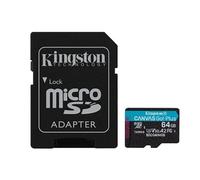 Canvas Go! Plus - Carte mémoire flash (adaptateur microSDXC vers SD inclus(e)) - 64 Go - A2 / Video Class V30 / UHS-I U3 / Class10 - microSDXC UHS-I