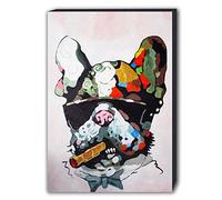 Canvas It Up Impression sur toile Motif bouledogue français Format A0 119,4 x 83,8 cm