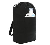 Canvas Laundry Backpack, Dirty Clothes Organizer For Dorm Home