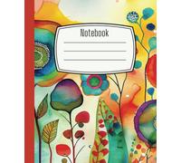 Canvas of Thoughts: Abstract Floral Notebook: Where creativity flows freely on every blank page.