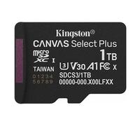 Kingston Carte microSDXC Canvas Select Plus 1 To – A1 V30 UHS‑I U3 – Noir