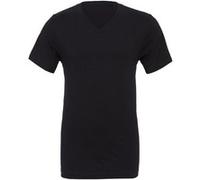 T-shirt homme Canvas col V manches courtes BC2595 (Medium) (Noir)