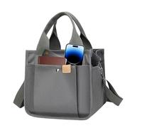 Canvas Tote Bag - Shopping Purse Canvas Bag, Utility Shoulder Strap Tote | Handbag Carrier for Women Girls Workplace School Outdoor Travel Picnic Commute Grocery Beach Library Gym Daily Essentials