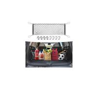 Canvcle Filet de coffre pour Hyundai Santa Fe 2024, 2025 et 2026 - Accessoires style enveloppe - Filet de rangement en maille extensible réglable en nylon élastique avec crochets