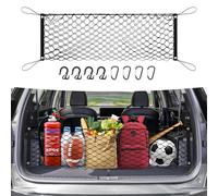 Canvcle Filet de coffre pour Kia Sorento 2014-2025 - Accessoires de style enveloppe - Filet de rangement en maille extensible et réglable en nylon élastique avec crochets