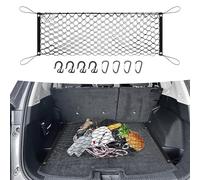Canvcle Filet de coffre pour Nissan Rogue 2021-2025 2026 Accessoires style enveloppe Filet de rangement extensible réglable en nylon élastique avec crochets