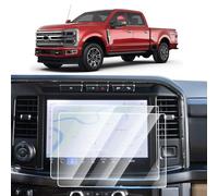 Canvcle Lot de 2 films de protection d'écran pour Ford Super Duty F250 F350 F450 2023-2025 2026 - Accessoires de navigation de 12" en verre trempé