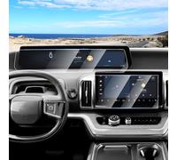 Canvcle Lot de 2 films protecteurs d'écran pour Ford Expedition 2025 2026 (Active/Tremor/Platinum/King Ranch/Max) Accessoires, navigation 13,2" + protection d'écran de tableau de bord de 24 pouces en