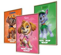 canvea Paw Patrol Lot de 3 posters au format A3 (Skye, Rocky & Zuma) - Décoration murale pour chambre d'enfant - Idée cadeau pour enfant