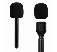 Canxyeun Poignée pour Microphone DJI Mic Rode pour DJI Mic,Mic 2,Rode Wireless GO,GO II,Wireless Me,Wireless Pro,avec Bonnette,Support Micro Cravate vers Micro Main sans Fil,pour Interviews
