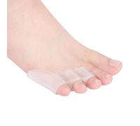 Canyita Séparateurs d'orteils, 2 Paires Trois Trous Hammer Toe et Toe Streightener pour détendre Les Orteils et soulager Les oignons