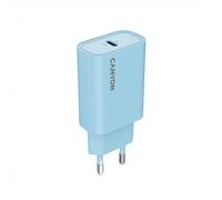 CANYON Ładowarka sieciowa OnCharge 30CL 30W 1xPD EU Niebieska