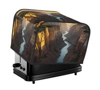 Canyon At Sunset Housse matelassée pour grille-pain 4 tranches pour petit appareil avec poignée pour décoration de table et de cuisine