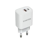 Canyon CNE-CHA20W04 Chargeur de batterie pour appareils mobiles Universal Blanc AC Intérieur