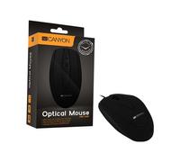 Canyon CNE-CMS1 - Souris - optique - 3 boutons - filaire - USB - noir