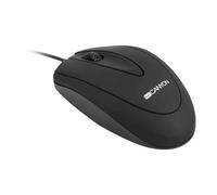 Canyon CNE-CMS1 Souris USB Optique 800 DPI Ambidextre Noir - Souris (Ambidextre, Optique, USB, 800 DPI, Noir)