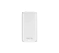 Canyon CNE-CPB301W Batterie Externe 30000mAh Blanc - 2x USB-A + 1x USB-C, Quick Charge 3.0, Power Delivery 20W, Écran LCD, Recharge USB