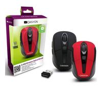 Canyon CNR-MSOW06R - Souris - optique - 6 boutons - sans fil - 2.4 GHz - récepteur sans fil USB - rouge