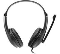 Canyon CNS-CHSU1B - Micro-casque - sur-oreille - filaire - USB-A - noir Noir G