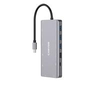 Canyon CNS-TDS12 Canyon USB-13-in1 HUB USB-C > 2xHDMI/3xUSB/2xUSB-C/RJ45/VGA retail