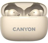 Canyon CNS-TWS10BG Casque & écouteurs True Wireless Stereo (TWS) intra-auriculaire Appels/Musique/Sports/Tous les jours USB Type-C Bluetooth Beige (CNS-TWS10BG)