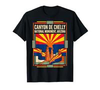 Canyon de Chelly National Monument Arizona Drapeau Voyage Art T-Shirt