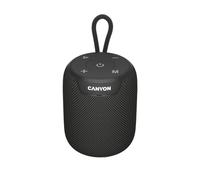 Canyon Enceinte Bluetooth Portable OnMove 9, 10 W, Étanche IPX6, Bluetooth 5.3, Fonction TWS, Microphone Intégré, Lecture Carte SD, Jusqu’à 7 h d’Autonomie, Noire