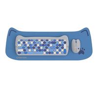 CANYON Ensemble Clavier et Souris HSET-W6 avec Tapis de Souris Bleu