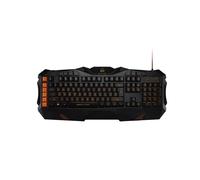 Canyon Fobos clavier Gaming USB Noir, Orange