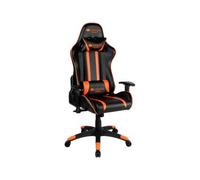 CANYON Fobos GС-3 Gaming chair. PU leather. Cold molded foam. Metal Frame. Top gun mechanism. 90-165 dgree. 2D armrest. Class 4 gas lift. Nylon 5 Stars Base. 60mm PU caster. black+Orange.