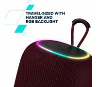 Canyon Haut-parleur portable sans fil Bluetooth BSP-8 Puissance 10W, rétro-éclairage RGB, fonction TWS pour un son stéréo surround