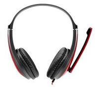 Canyon HSC-1 - Micro-casque - circum-aural - filaire - jack 3,5mm - noir/rouge Noir/rouge G