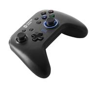 CANYON Manette Sans Fil GP-W3 4-en-1 pour Nintendo Switch, PC, Android et PS3, 16 Boutons Rétroéclairés, Double Vibration, Capteur de Mouvement, Batterie 600 mAh, Noir