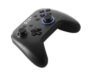 CANYON Manette Sans Fil GP-W3 4-en-1 pour Nintendo Switch, PC, Android et PS3, 16 Boutons Rétroéclairés, Double Vibration, Capteur de Mouvement, Batterie 600 mAh, Noir