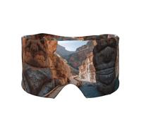 Canyon - Masque de sommeil pour les yeux avec cache-oreilles - Masque de sommeil avec cache-oreilles pour homme et femme - Cadeau de nuit pour dormir sur le côté