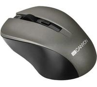 Canyon MW-1, Souris optique USB sans fil, 800/1000/1200 dpi, gris-noir