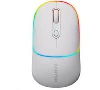 Canyon MW-22, souris optique sans fil 2en1 Bluetooth / Wireless USB, 800/1200/1600 DPI, 4 impressions, blanc